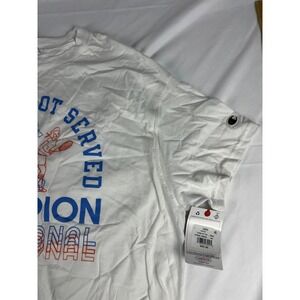 Champion Invitational Tennis Graphic T Shirt Womens Large‎ NEW White